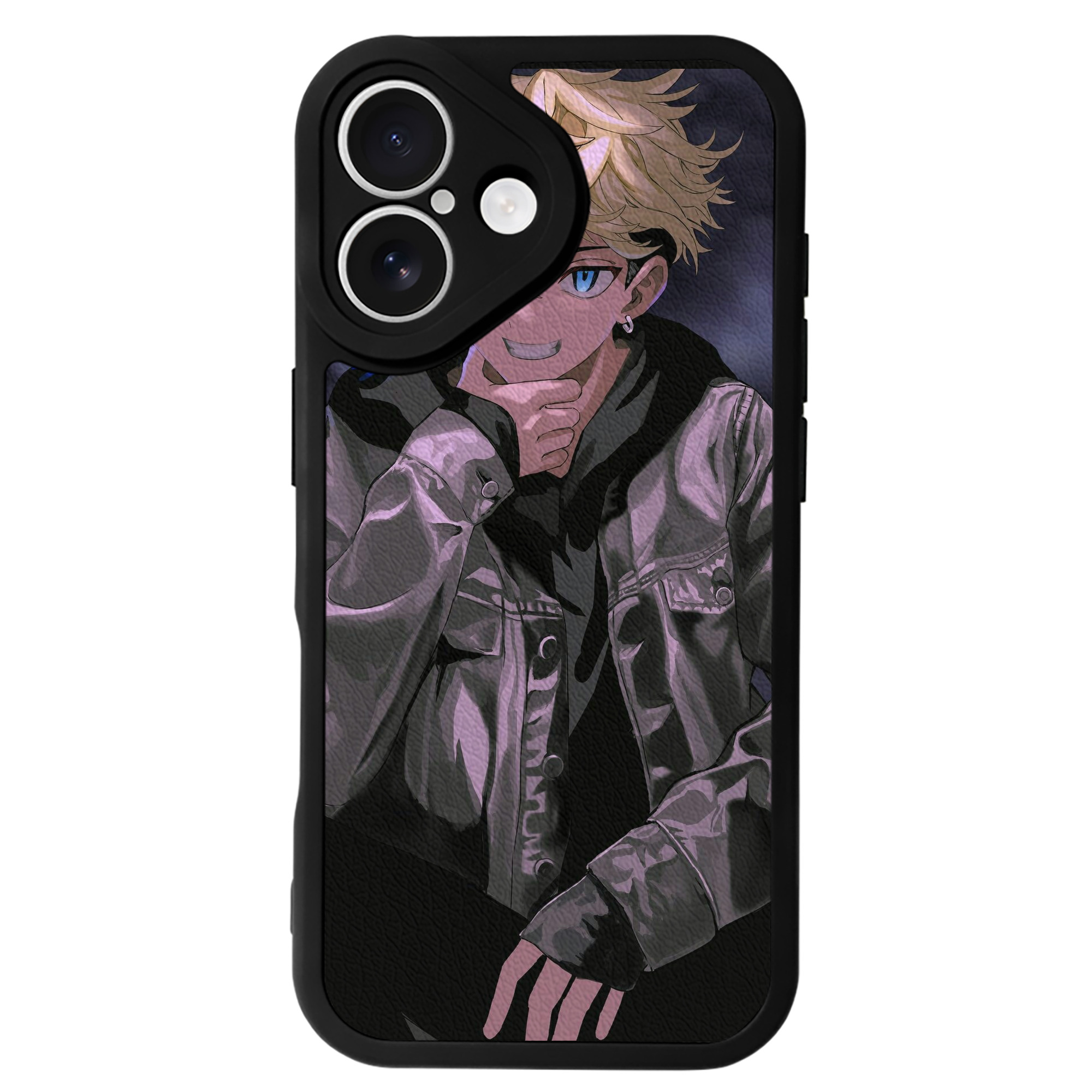 （画像用） 東京リベンジャーズ Tokyo Revengers 【iPhone 16シリーズ対応】シリコンスマホケース（レザー調） 材質：シリコン